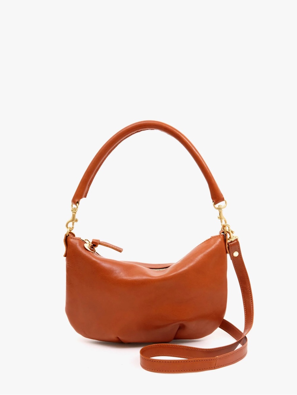 Clare V petit moyen bag in Miel Rustic